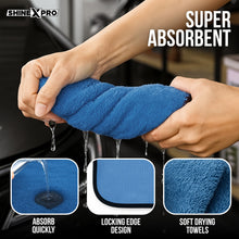 Load image into Gallery viewer, SuckerXtreme 600 GSM Microfiber Drying Towel (Blue)