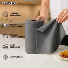 Load image into Gallery viewer, ShineXPro Microfiber Cleaning Cloth Roll