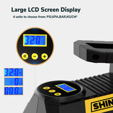 Load image into Gallery viewer, ShineXPro Tyre Inflator, 1 Year Warranty