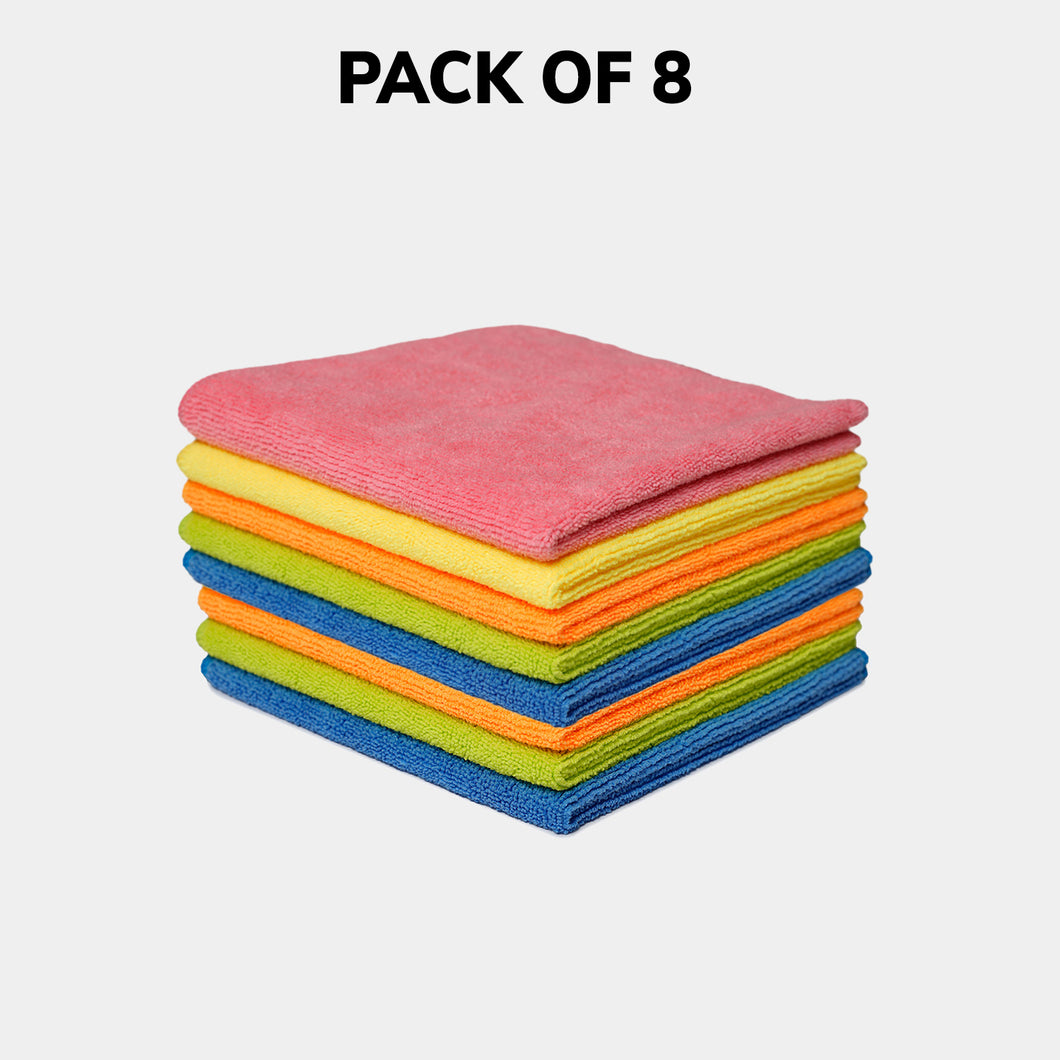 All Purpose 300 GSM Microfiber Terry (Pack of 8)